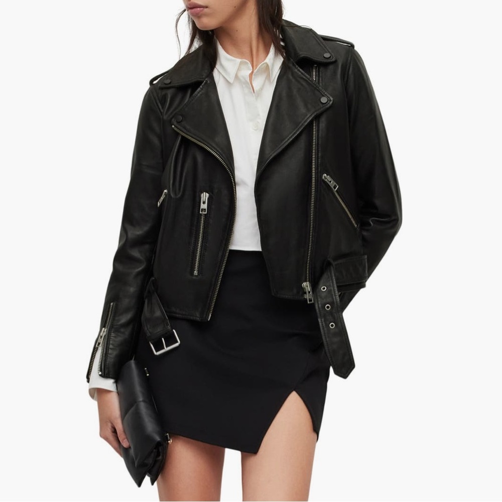 AllSaints Balfern Leather Biker Jacket